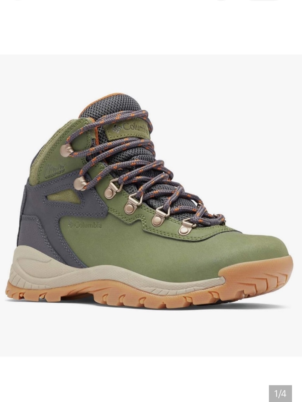 Columbia Newton Ridge Plus Women’s S:12 Hiker Green/Caramel - Waterproof